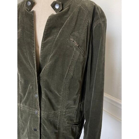 Coldwater Creek Green Brushed Velour Jacket - Picture 2 of 9